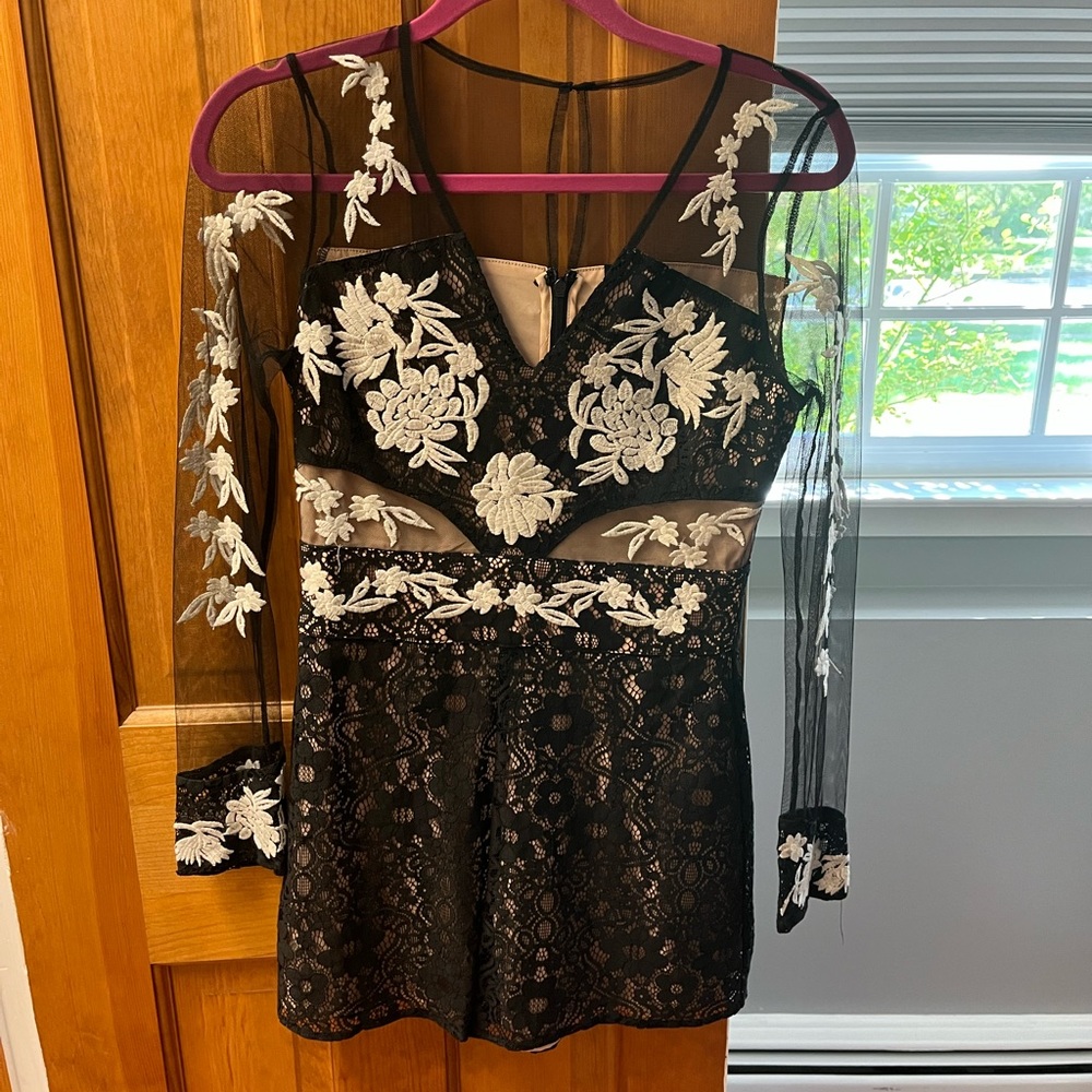 Long sleeve romper